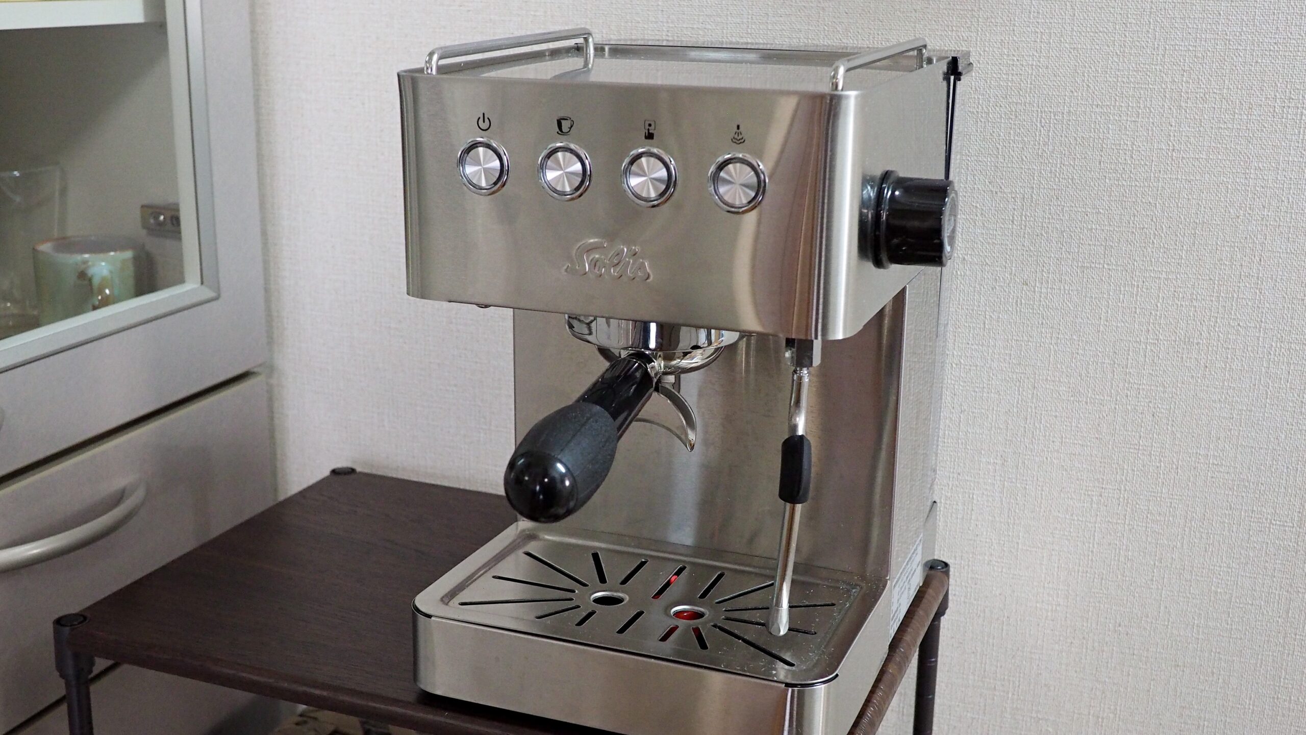 ソリス バリスタ グラングストー（Solis Barista Gran Gusto）エスプレッソマシン シルバー SK1014 - 1